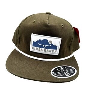 Kimes Ranch Men's Kick Back Logo Ball Cap Hat Snapback Rodeo Cowboy Western NEW